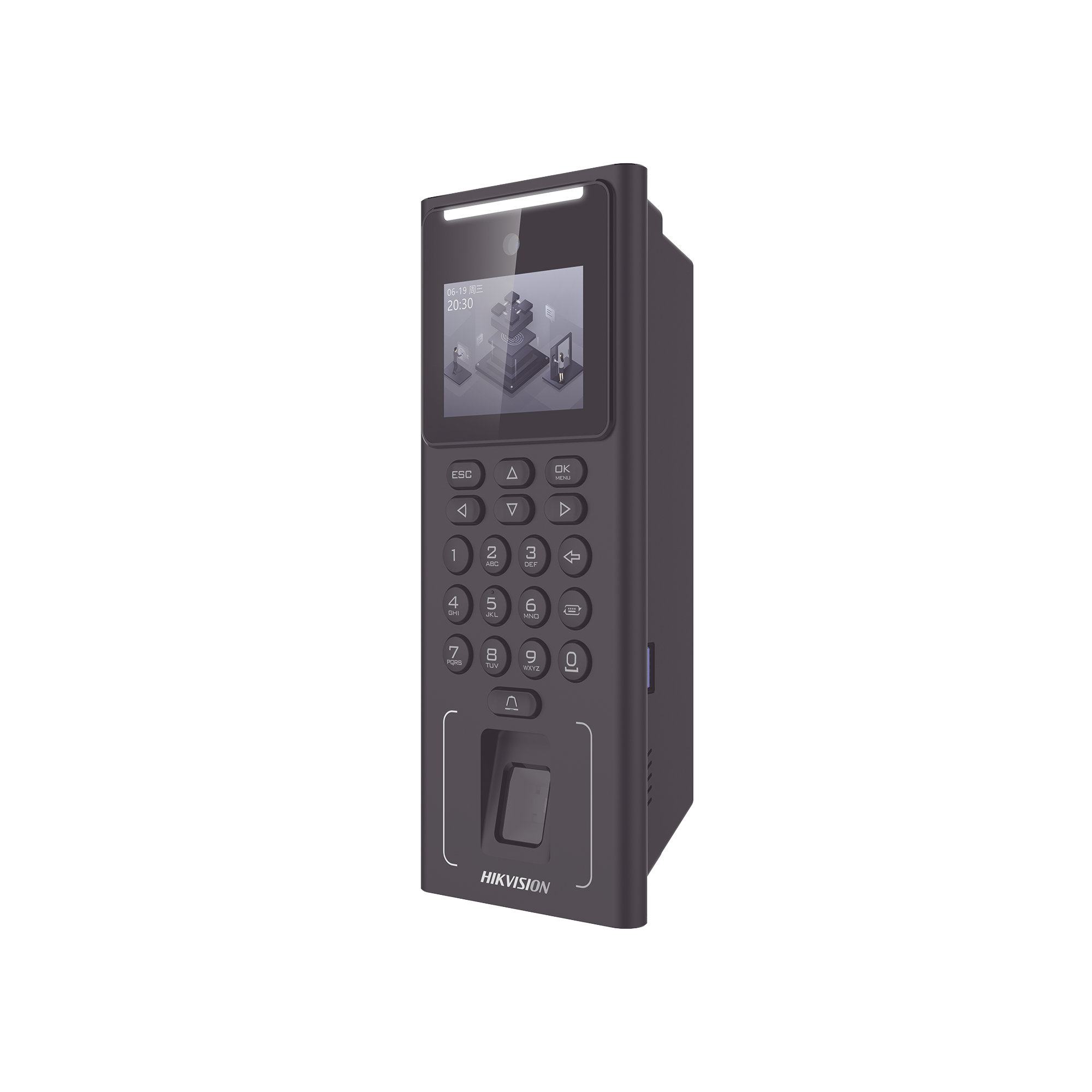 Terminal Facial Min Moe WIFI con Batería de Respaldo / Administrable por Smartphone o Nube /  Acceso y Asistencia /500 Rostros y Lector de Tarjetas MIFARE / 3,000 Huellas / 3,000 Tarjetas