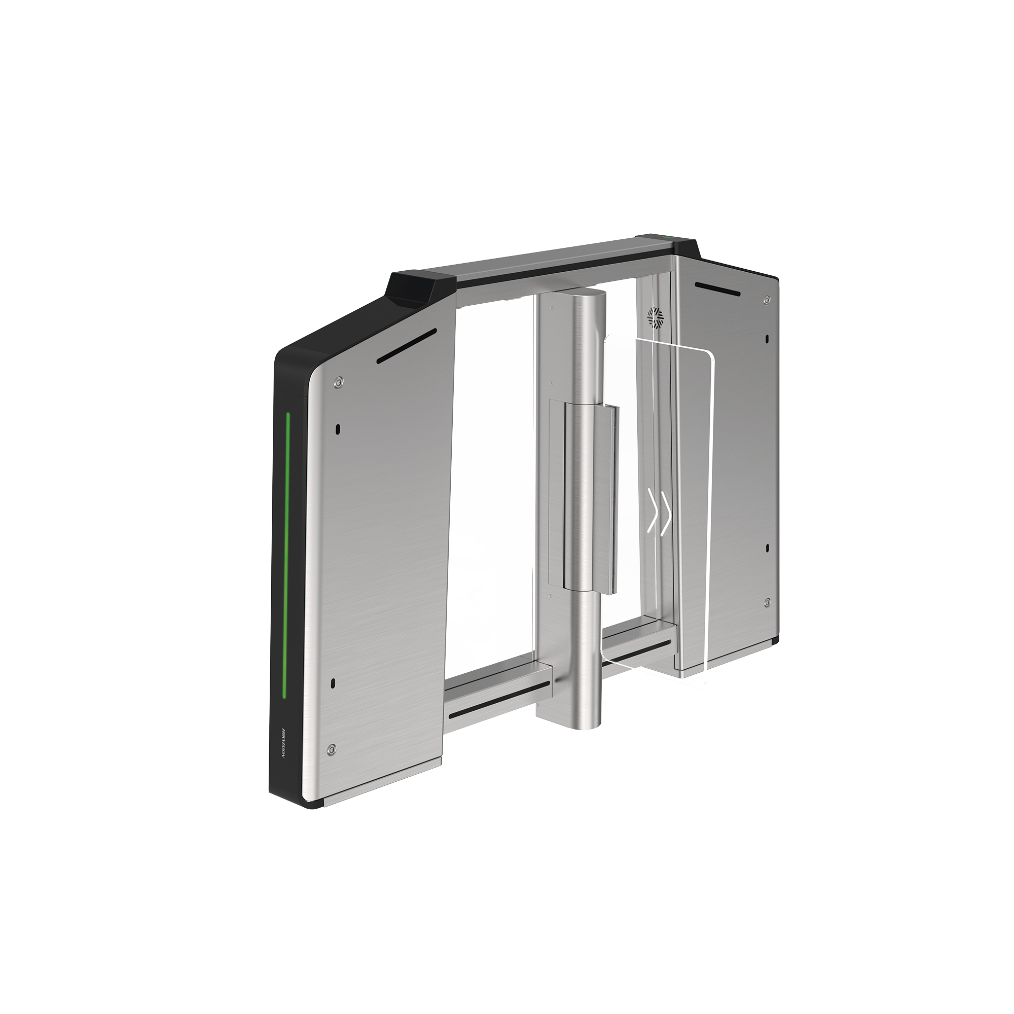 Torniquete Inteligente IZQUIERDO con Reconocimiento Facial Incluido / 12,000,000 MCBF / 20 Pares de IR para Detección de Peatón / Controlador Incluido / Acero Inoxidable SUS304 / Carril de 65 cms