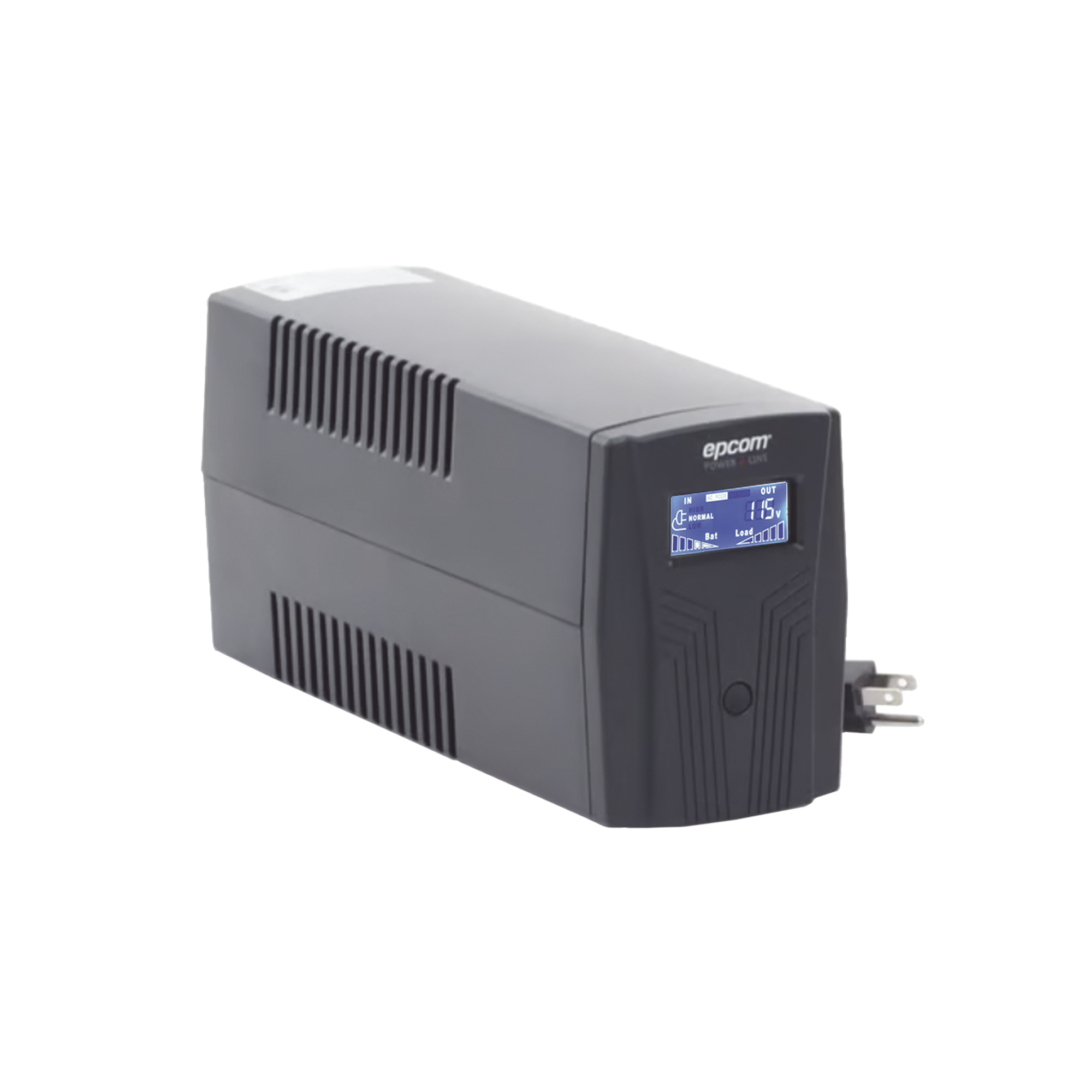 UPS de 850VA/510W / Topología Línea Interactiva / Entrada y Salida 120 Vca / Clavija NEMA 5-15P / 6 Tomas NEMA 5-15R / Sin RJ11 ni RJ45