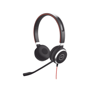 Jabra Evolve 40 Duo con Conexión USB / 3.5 mm, indicador de ocupado y cancelación de ruido pasiva (6399-823-109)