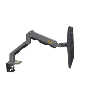 Montaje de Escritorio Articulado para Monitores de 27-45" / Soporta hasta 15 kg / Vesa 75 x 75 / 100 x 100 / Acero / Giro: 360°