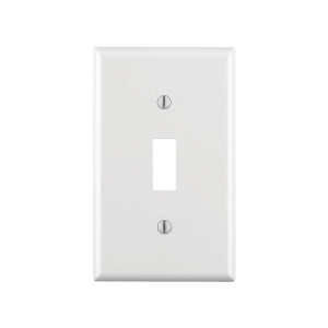 Placa para Interruptor de Palanca / Color Blanco.