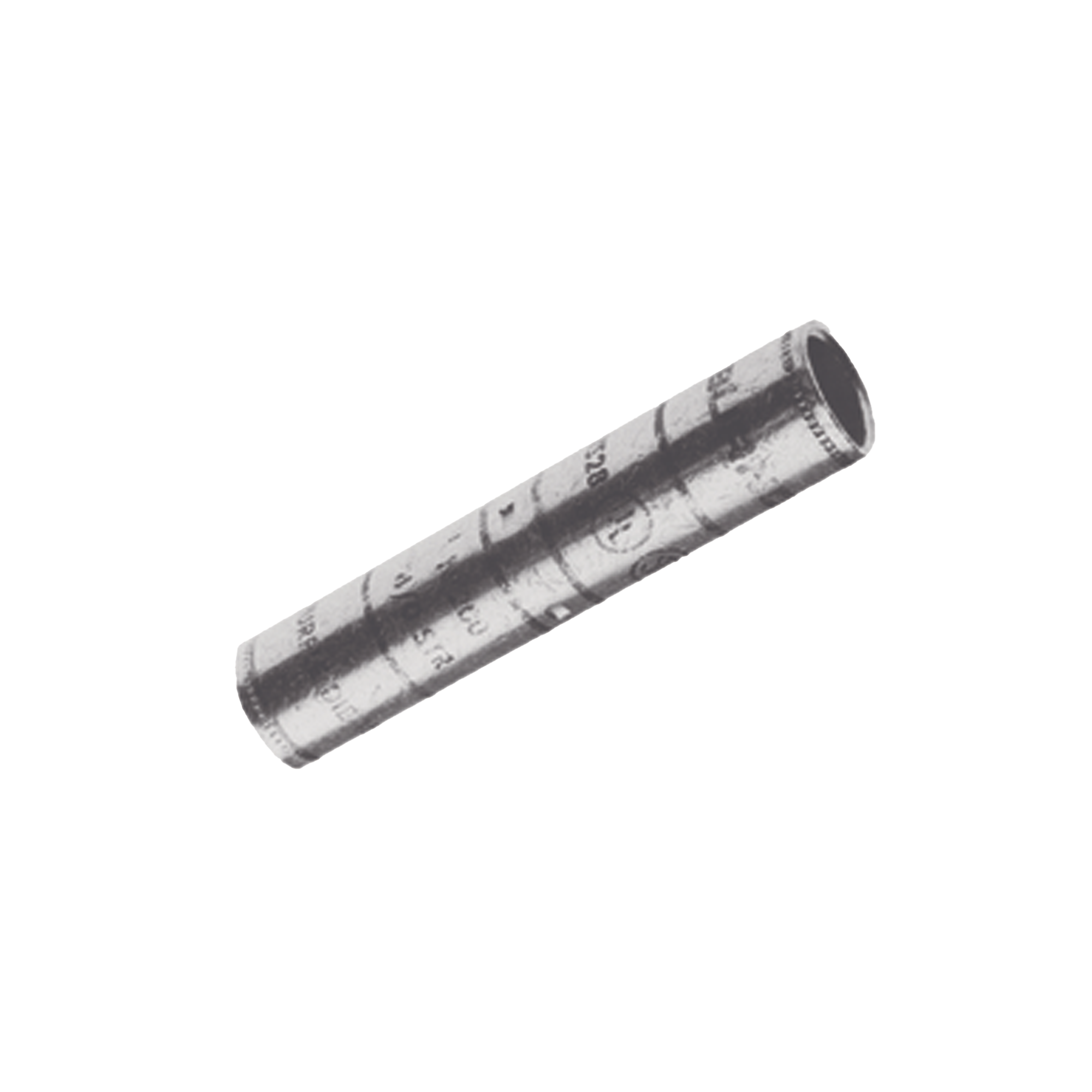 Empalme de Compresión de Cañon Largo para Unir 2 Cables de Cobre 2/0 AWG.