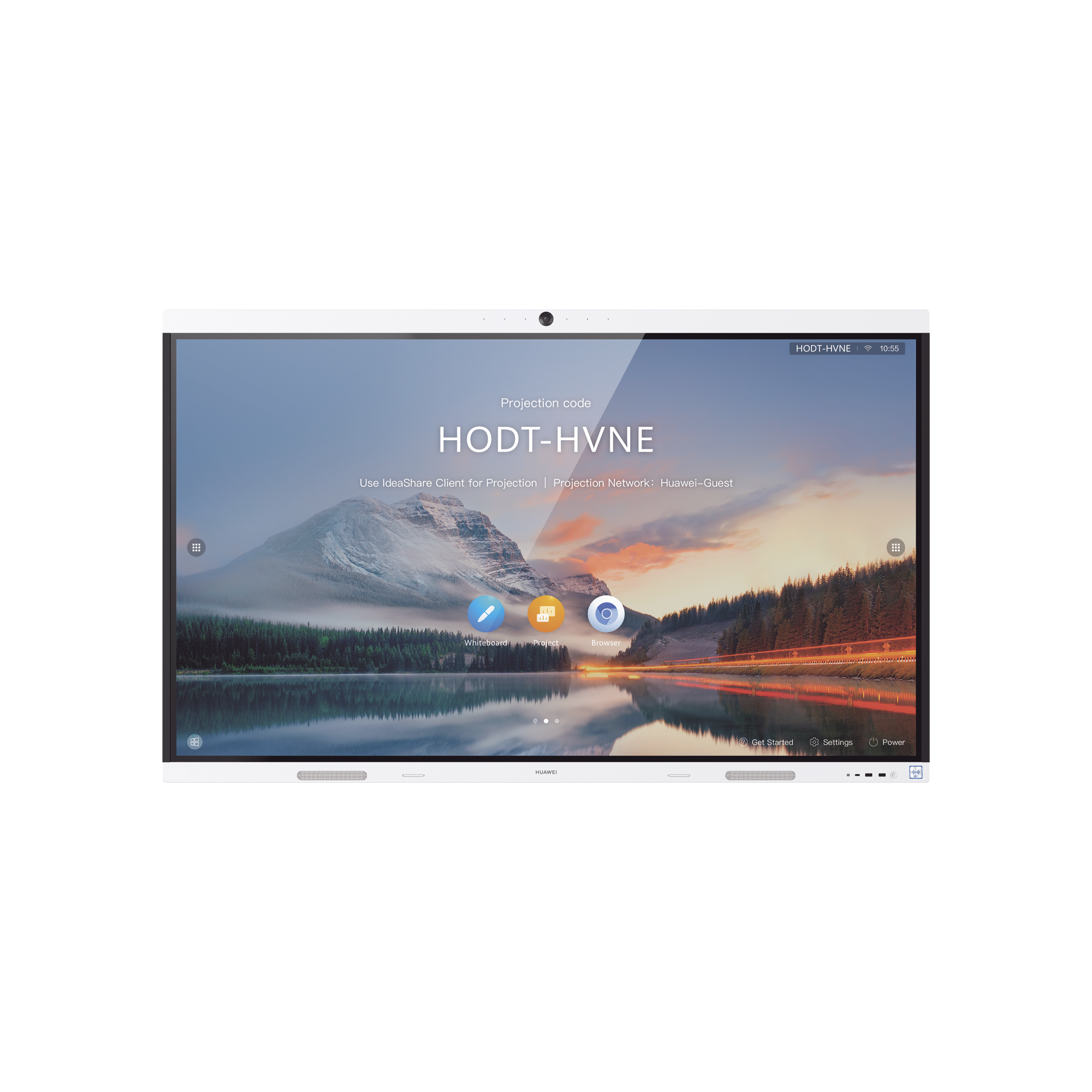 HUAWEI IdeaHub B2, Pantalla interactiva para Colaboración Inteligente, 86", 4K UHD, Android 9, Wi-Fi, blanco Jade.