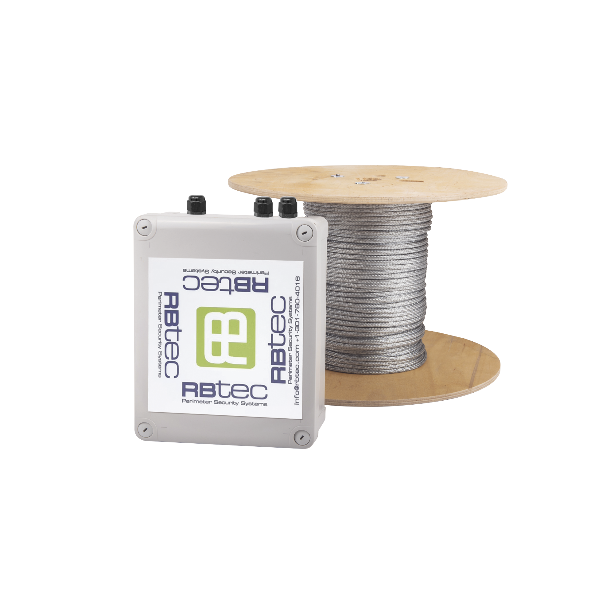 Kit de Cable Sensor Para Cercas Ciclónicas IRONCLAD / 75 METROS / 1 ZONA / Sin Falsas Alarmas por Viento / TODO Incluido/TARJETA LPU400/ Calibración por Software