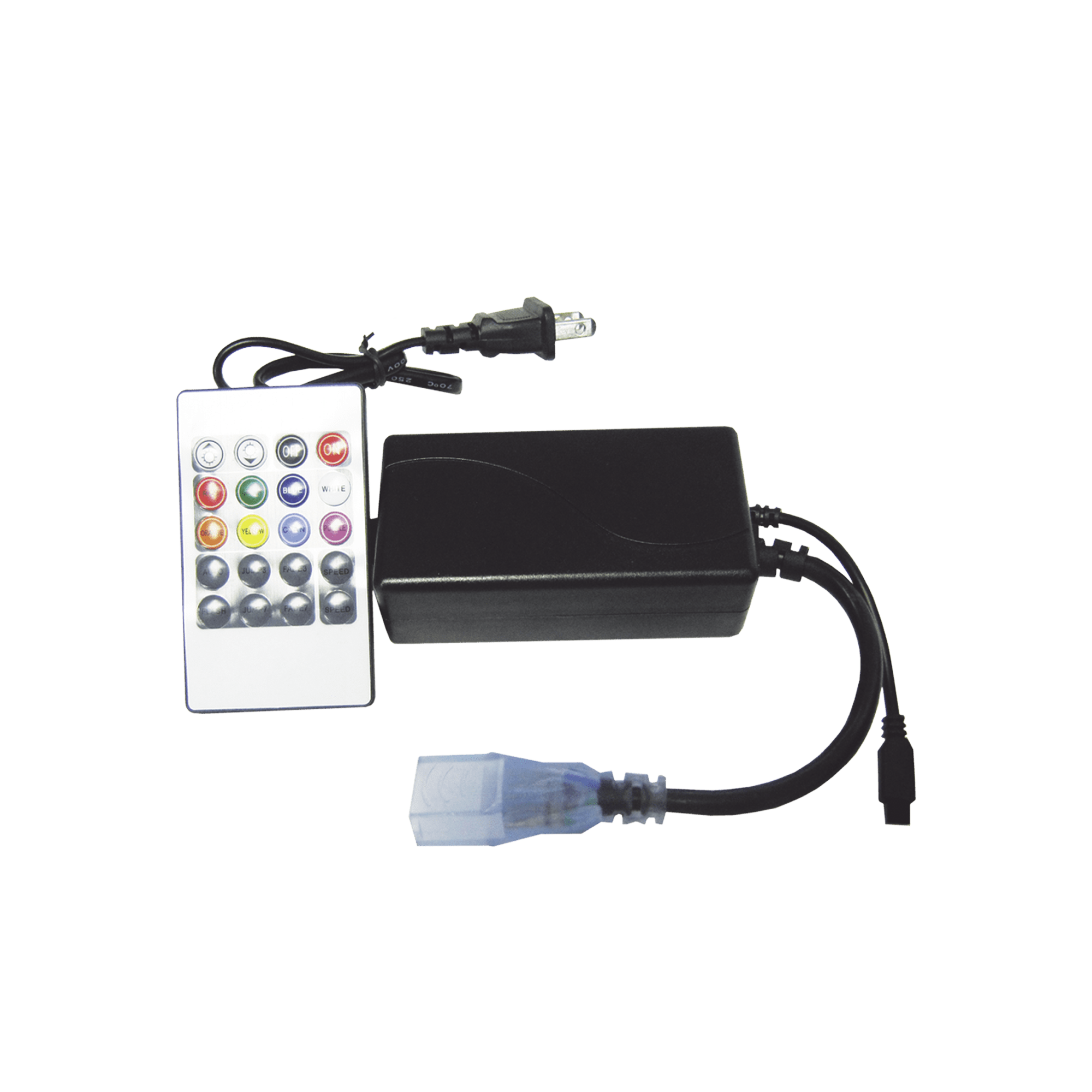 Adaptador de Manguera con Control Remoto para Manguera RGB.