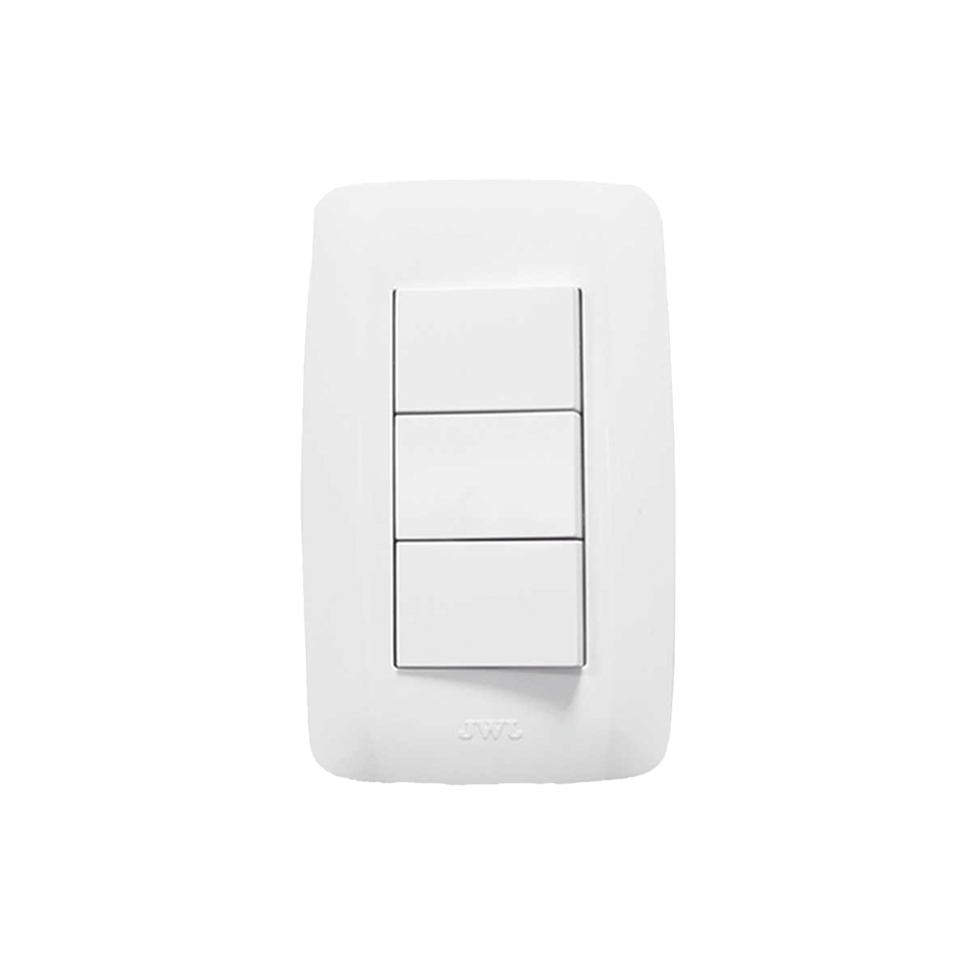 Apagador Escalera Triple de 127 V~60 Hz 10 A/ Color Blanco.