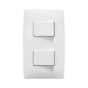 Apagador Doble de 127 V~60 Hz 10 A/ Color Blanco.