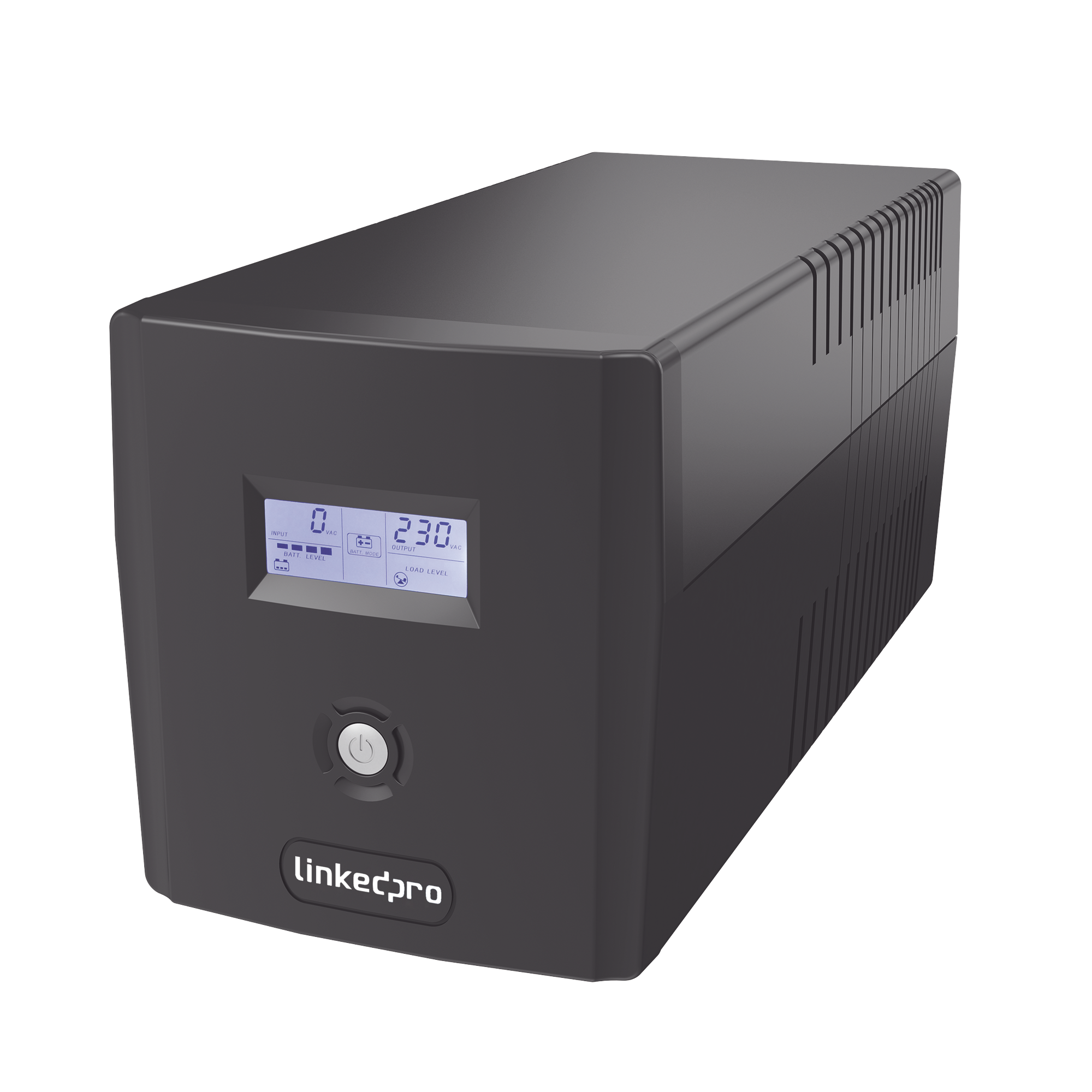 UPS 1000VA/600 W Pantalla LCD / Línea Interactiva 120Vca / 6 tomas 5-15R (4 Respaldadas) / Regulación de Voltaje / Protección RJ45