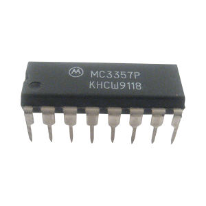 Circuito Integrado de Baja Potencia MC3357P para Frecuencia Intermedia FM de Banda Angosta.