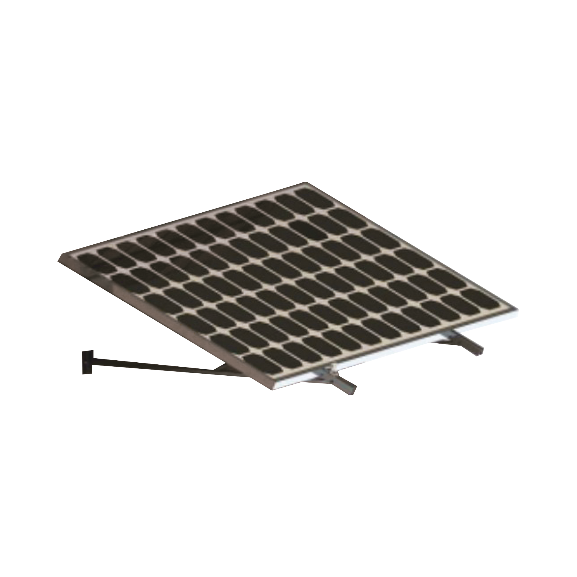 Montaje Para Módulos Solares En Muro Con Espesor De 30-35 mm, Riel 1300mm