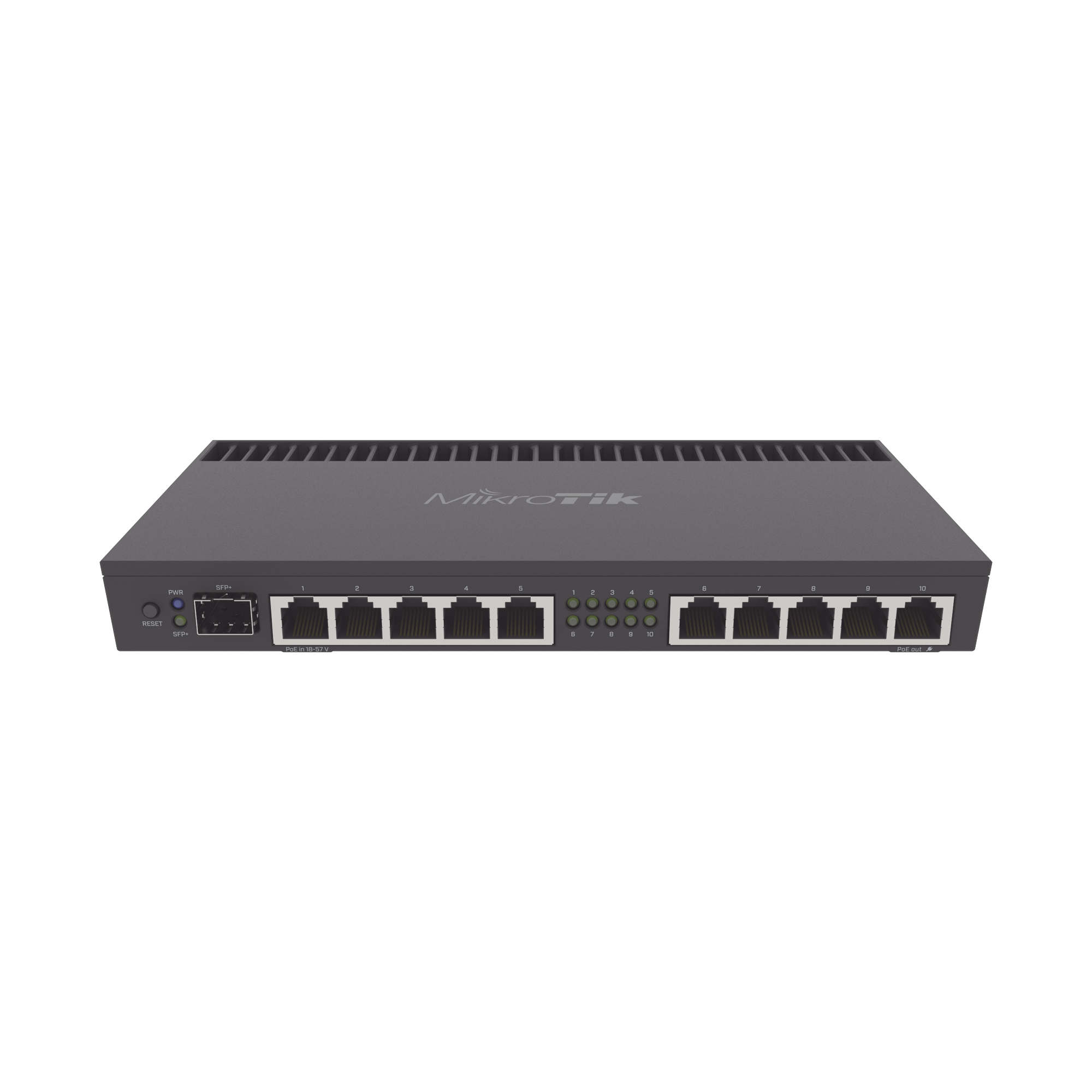 (RB4011iGS+RM) RouterBoard, CPU 4 Núcleos, 10 Puertos Gigabit Ethernet, 1 puerto SFP+