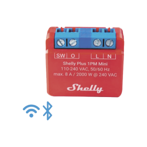 Mini Interruptor inteligente con Wi-Fi, medición de consumo, 1 canal 8A, compatible con asistentes de voz Alexa y GoogleHome