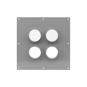 Placa Pasamuros Con Capacidad de 4 Botas de 4"