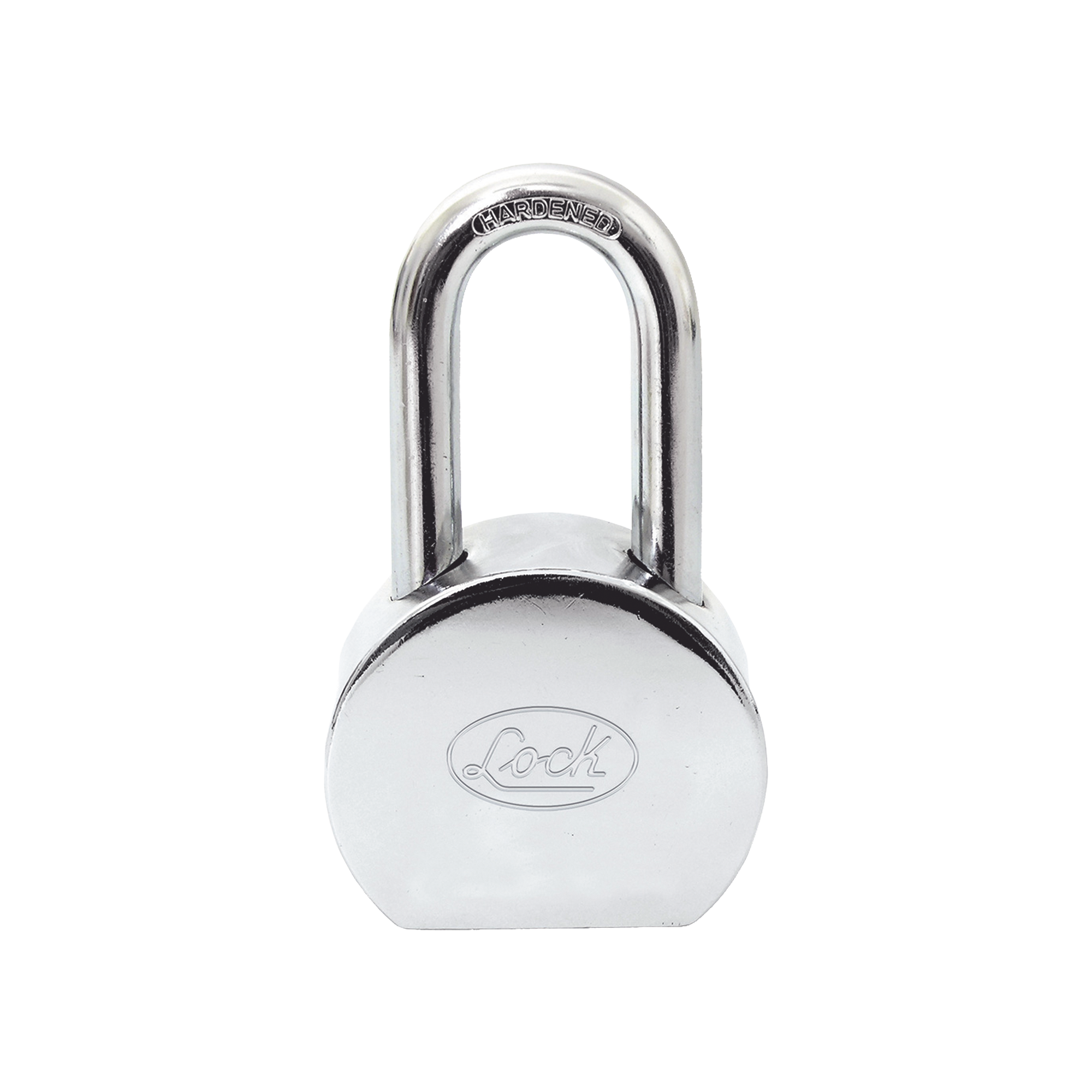 Candado Redondo largo de 65 mm con llave estándar.