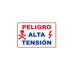 Letrero de peligro para cercas electrificadas, de alta durabilidad (21 x 13 cm)