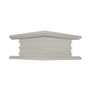 Esquinero exterior color Marfil de PVC auto extinguible, para canaleta TEK-100-M (5576-14001)