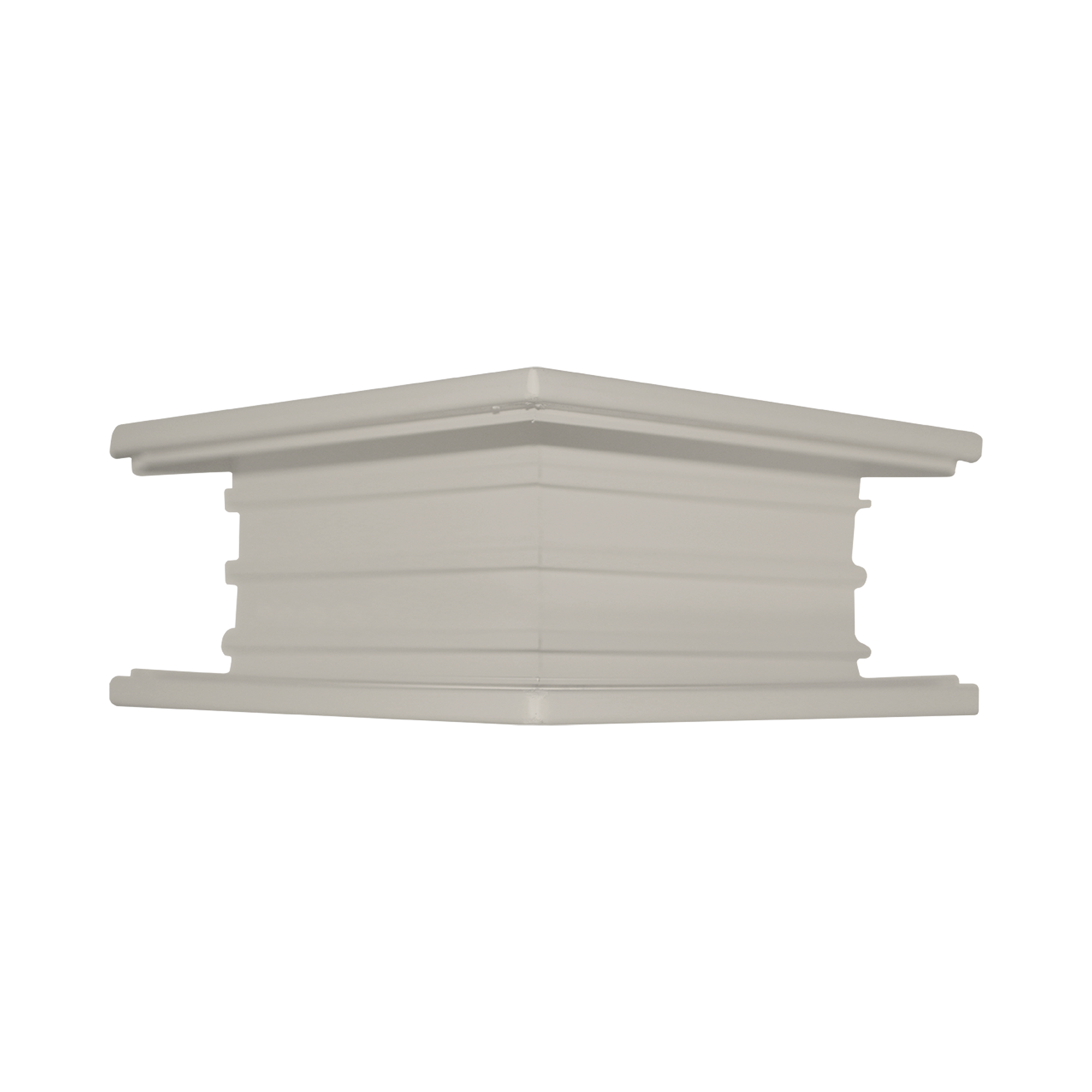 Esquinero exterior color Marfil de PVC auto extinguible, para canaleta TEK-100-M (5576-14001)