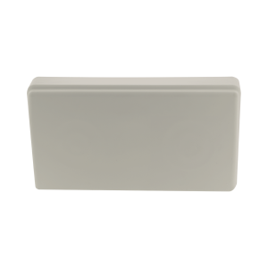 Tapa final en color Marfil de PVC auto extinguible, para canaleta TEK-100-M (5591-18001)