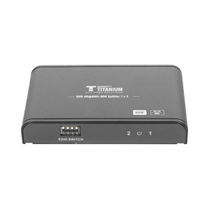 Divisor (Splitter) HDMI 4K de 1 Entrada a 2 Salidas (Simultaneas) / Soporta 4K×2K / Ajuste de resoluciones EDID / HDR / HDMI 2.0 /  HDCP 2.2  / Soporta formatos de Audio Dolby Digital / Longitud del cable de entrada y salida ≤10m.