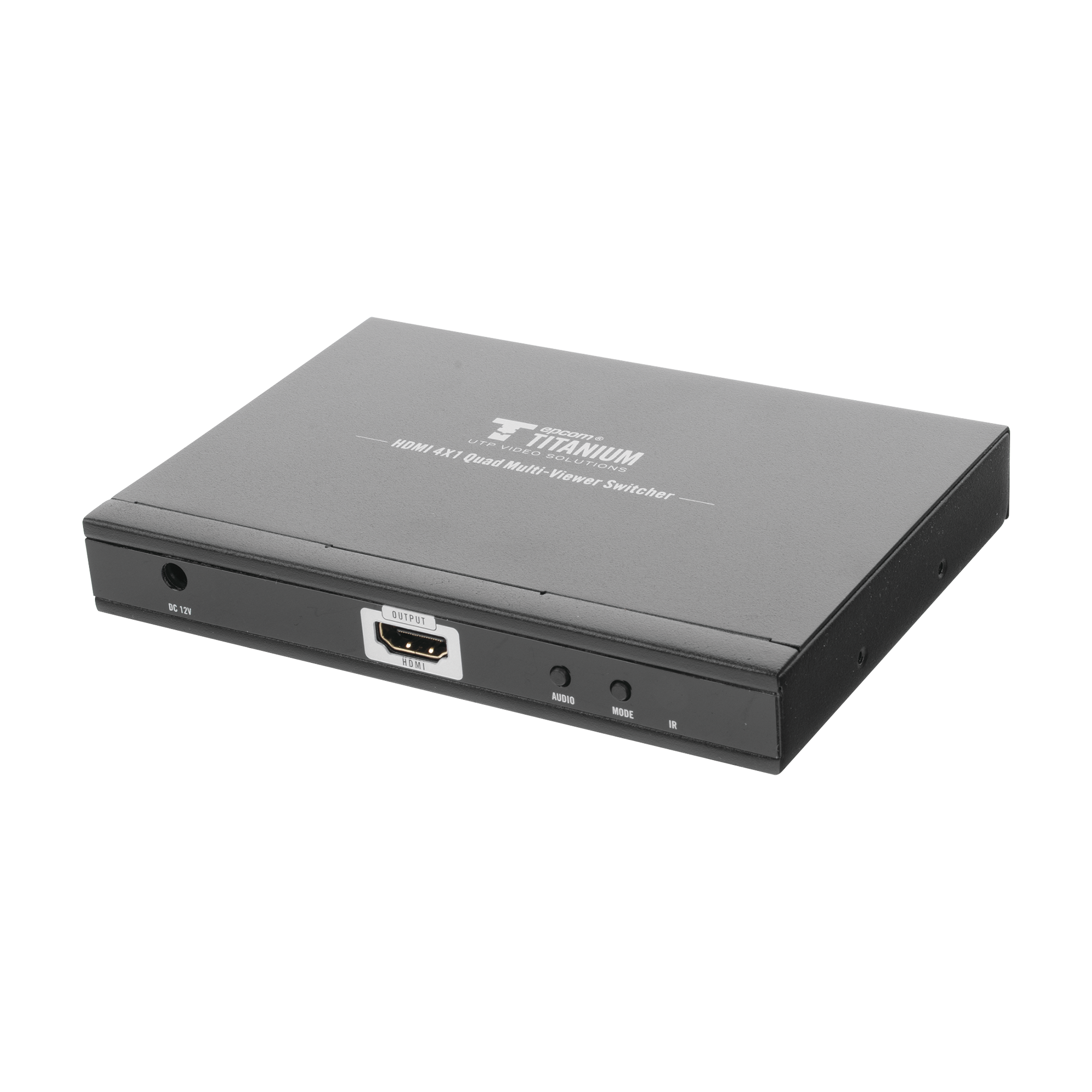 MATRICIAL DE VIDEO HDMI 4X1 (Divisor) / 4 Entradas a 1 Salida HDMI / 1080p @ 60Hz / Diferentes modos de Display / Pantalla completa, Modo Dual, Modo Quad / Conmutación por Botón o Control Remoto / Botón de Control de audio.