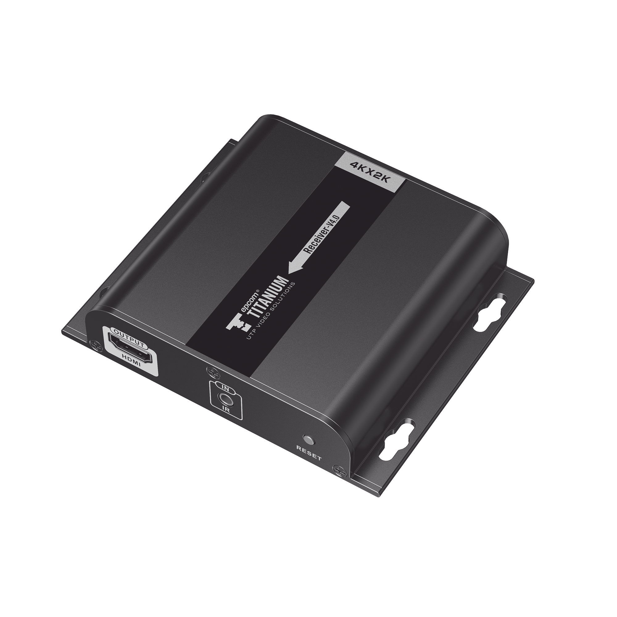 Receptor Compatible para Kits TT683-4.0 / Resolución 4K@30Hz / Cat 5e/6 / Distancia de 120 m / Control IR / Soporta HDbitT/ Compatible con Switch Gigabit.