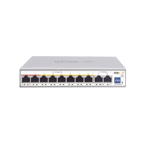 Switch PoE No administrable / PoE de Largo Alcance Hasta 250m / 8 Puertos PoE 10/100Mbps (Puerto 1 Hasta 60W, Puertos 2 al 8 Hasta 30W) + 2 Puertos Gigabit Uplink / Presupuesto 120 W / Plug and Play