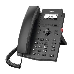 Teléfono IP WiFi empresarial para 2 líneas SIP con pantalla LCD, Códec Opus, conferencia de 6 vías.