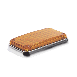 Luz de Advertencia de 6X4", Color Ambar, Ideal para Ambulancias