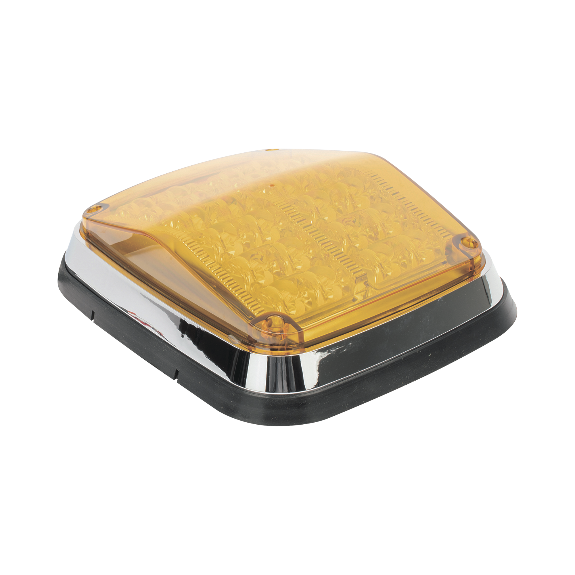 Luz de advertencia de 8 X 6", Color Ámbar, SAE, IP67, Ideal para Ambulancias