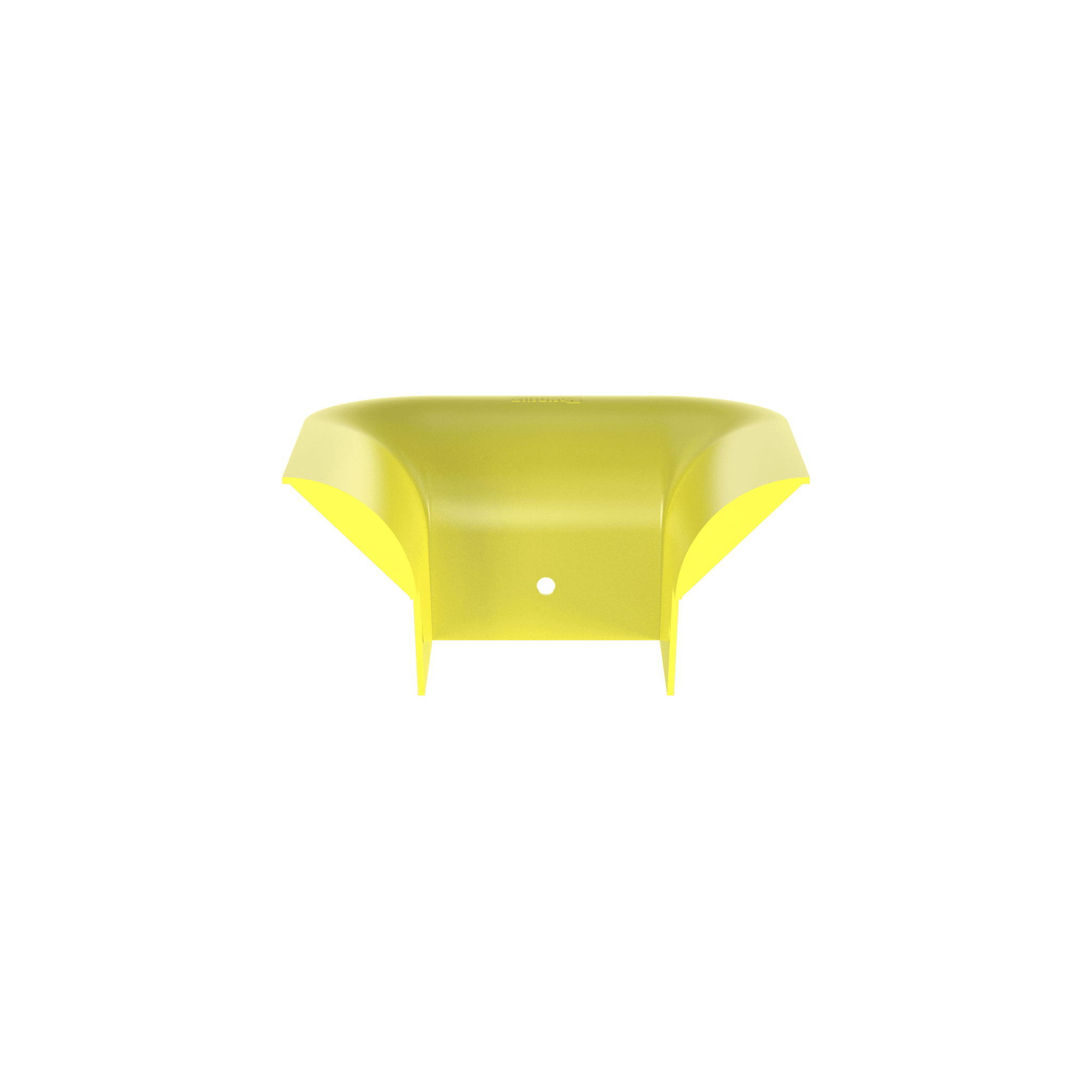 Accesorio de Control de Radio de Curvatura, Para Bajadas de Cable con Canaletas FiberRunner 4x4, Color Amarillo