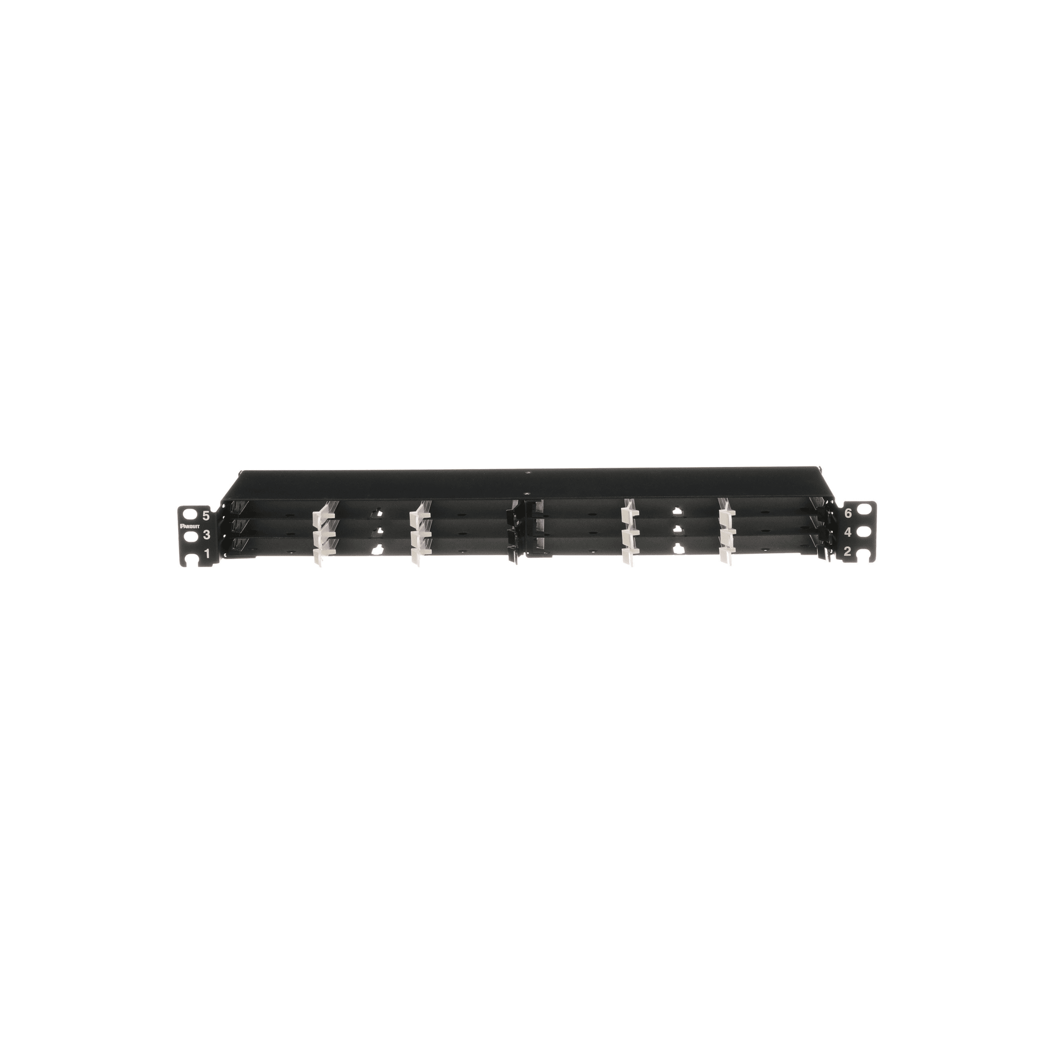 Panel de Distribución de Fibra Óptica, Acepta 18 Cassettes HD Flex™ en 4 Espacios, Hasta 144 Fibras, 1 UR