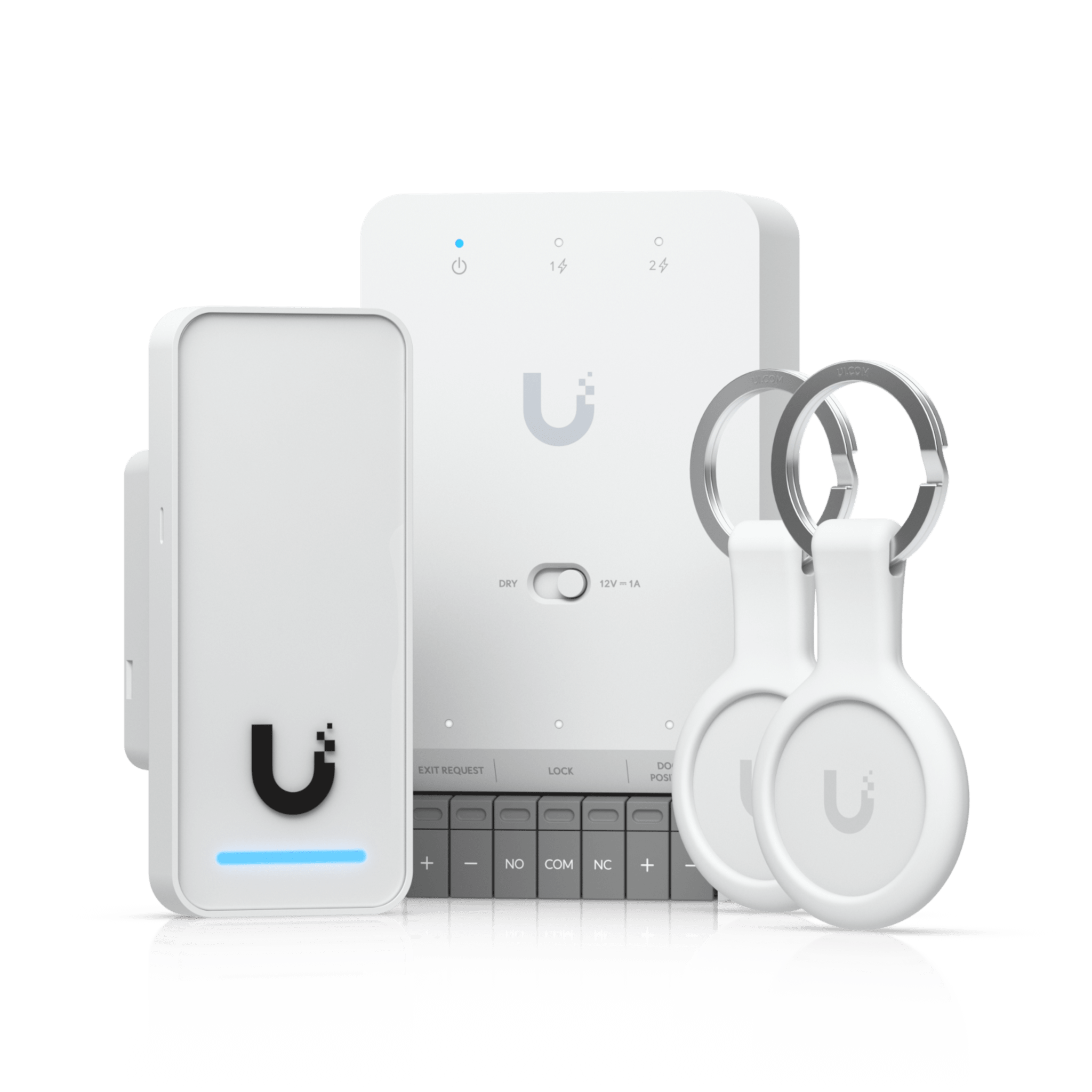 Kit de Inicio UniFi Access G3 / Gestión de Accesos para Puertas / Lectores y Teclados NFC / PoE++ / Certificaciones CE, FCC, IC, UL