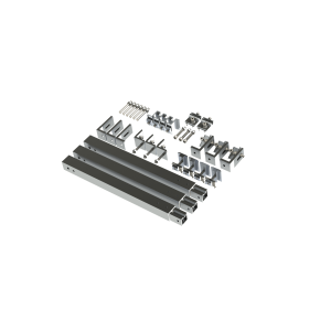 Caja de accesorios de aluminio anodizado para montaje VEKTOR8R3M , arreglo 1X4 para techo