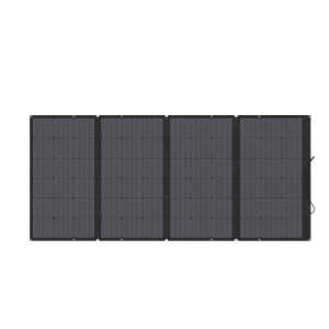 Módulo Solar Portátil y Flexible de 400W Recomendado para Estaciones Portátiles EcoFlow / Ajuste de Ángulo / Carga Eficiente / Incluye Cable XT60 a MC4