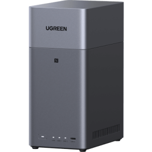NAS UGREEN NASync DH2300 / Procesador RK3576 / 4GB / 32GB eMMC / 2 Bahías SATA / JBOD-Basic-RAID 0-RAID 1 / Puerto HDMI 4K / 1 GbE / USB 3.2 Gen 1 Type-C / Detección NFC