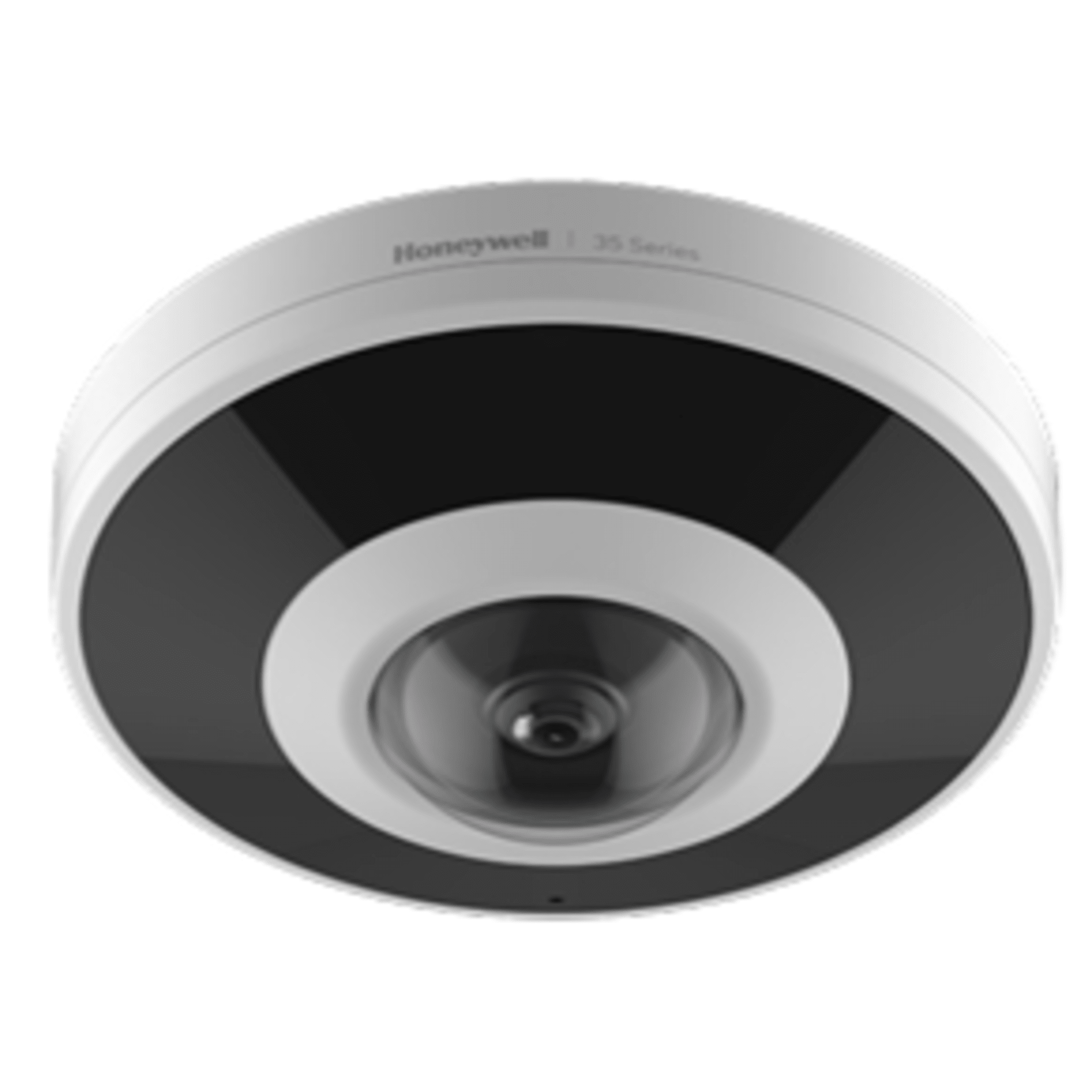 Cámara Fisheye 35 Series 6MP / 12MP / Visión 180° / WDR 120 dB / IR 20 mts / IP67 IK10 / H.265 HEVC / Audio Bidireccional / Análisis de Video / Compatibilidad ONVIF / PoE