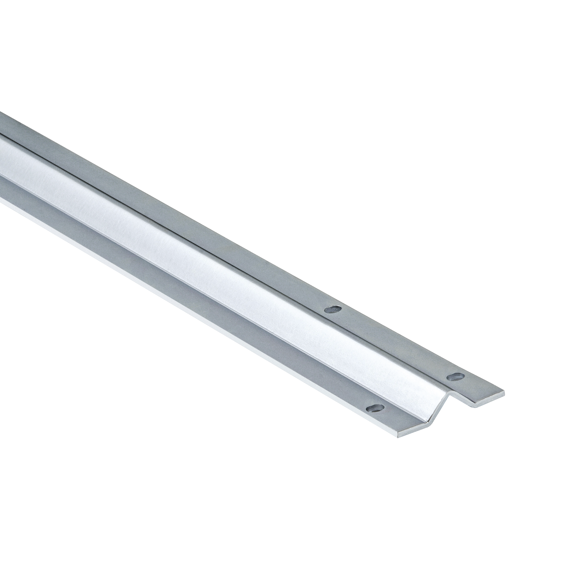 Guía de Piso Para Ruedas Tipo V / Montaje de Sobreponer / Longitud de 3 metros