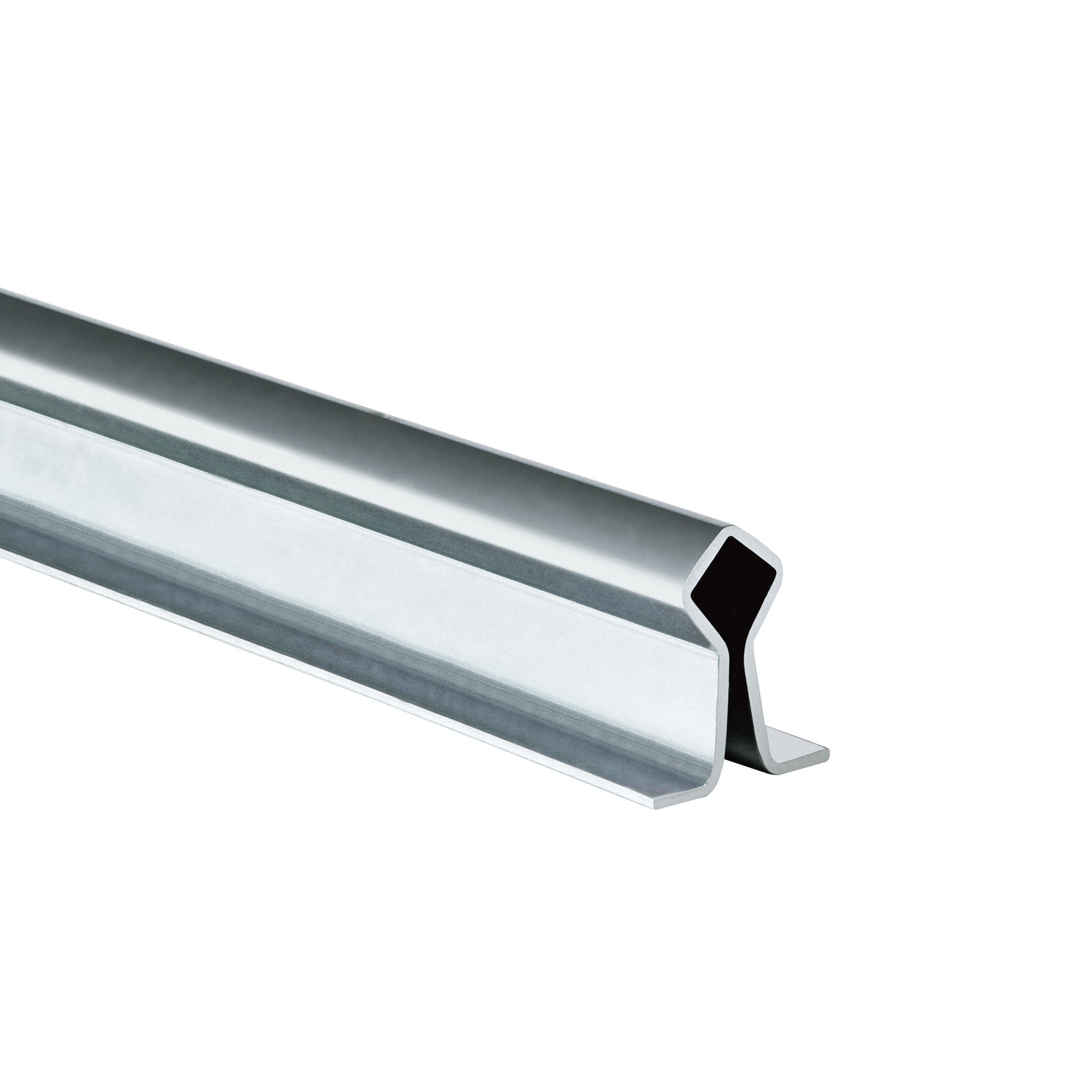 Guía de Piso Para Ruedas Tipo V de 6m / Para Empotrar / Fabricada en Acero Galvanizado