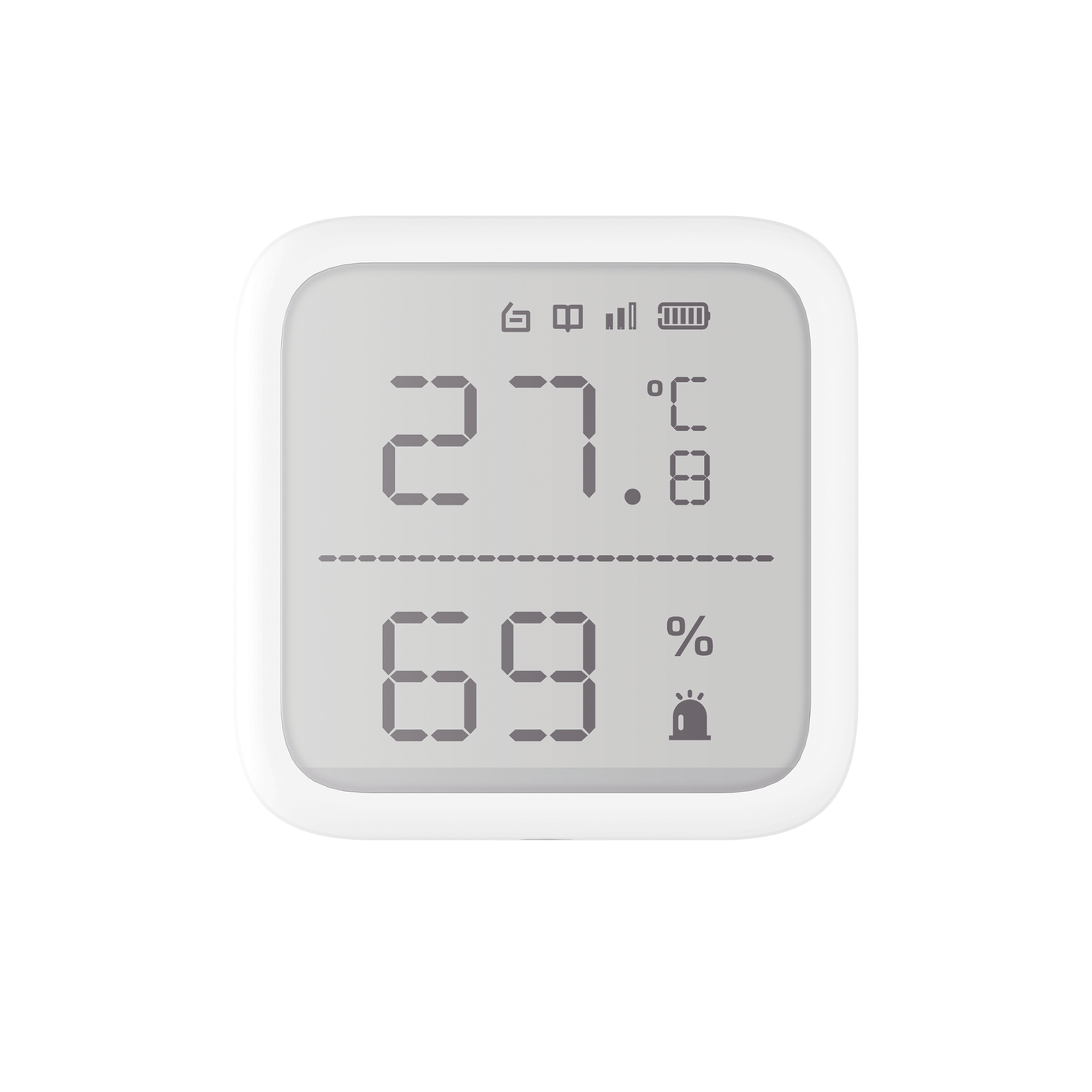 (AX PRO) Detector de Temperatura y Detector de Humedad Inalámbrico / 2.7" de Tamaño / Uso en Interior / Rango de Detección desde  -35°C hasta 99°C