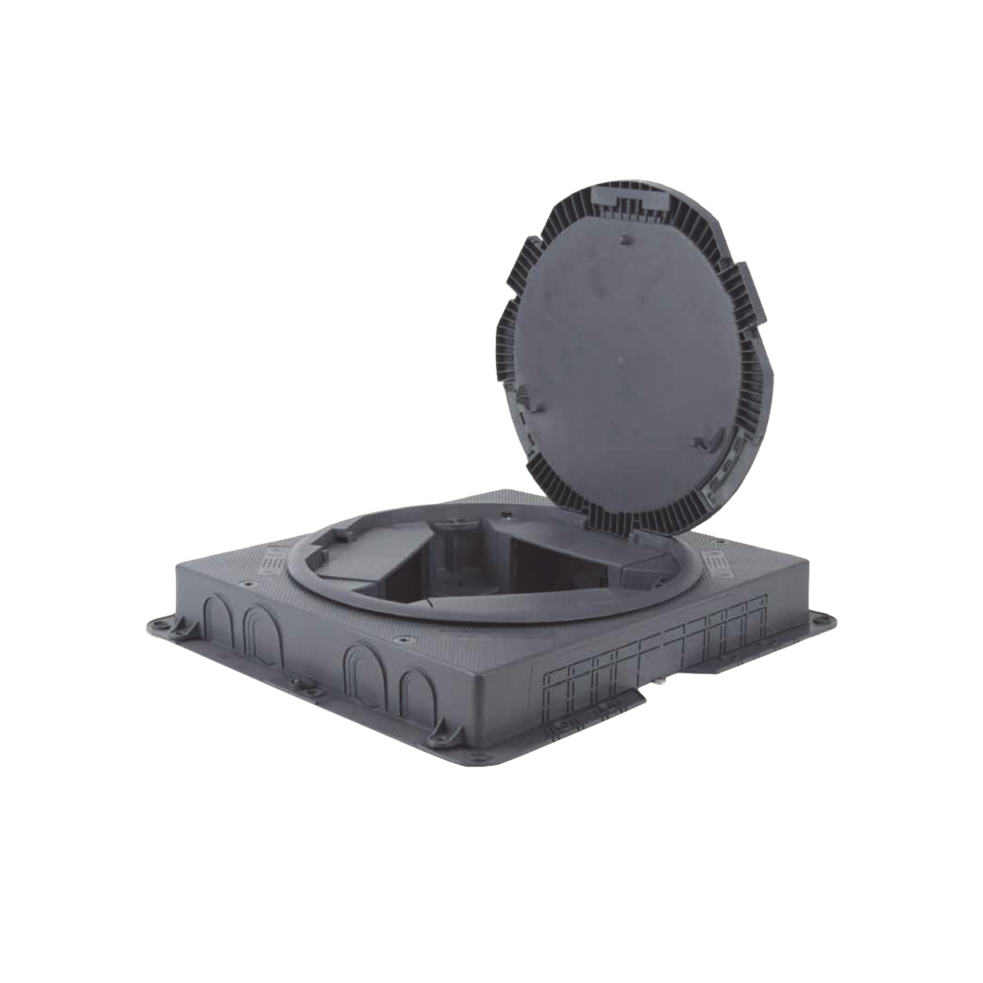 Caja de Profundidad reducida incluye la cubeta de instalación para concreto