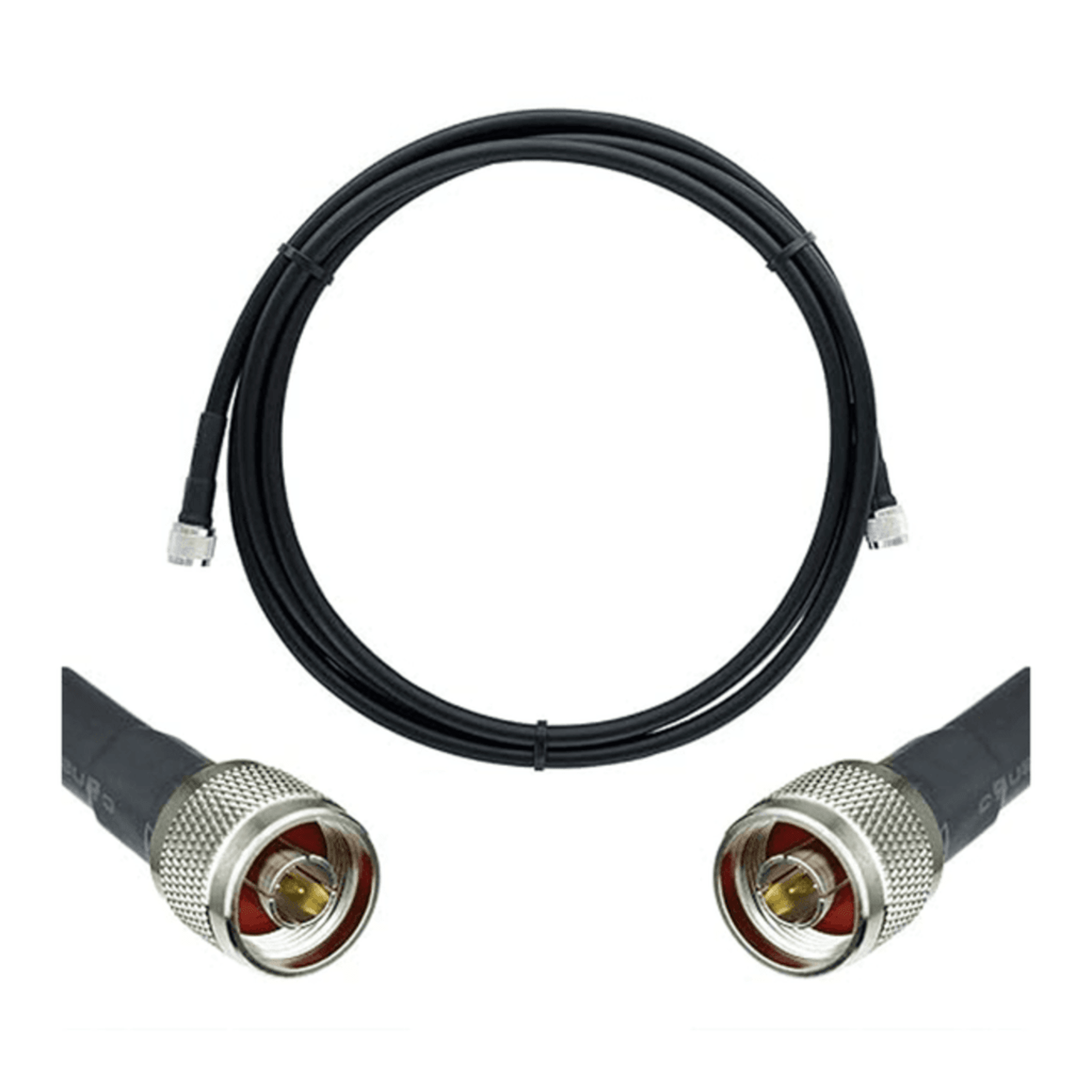 Jumper Coaxial de 50 Ohm con Cable Wilson-400 | Conector N Macho en los extremos | 9.14 metros de longitud.