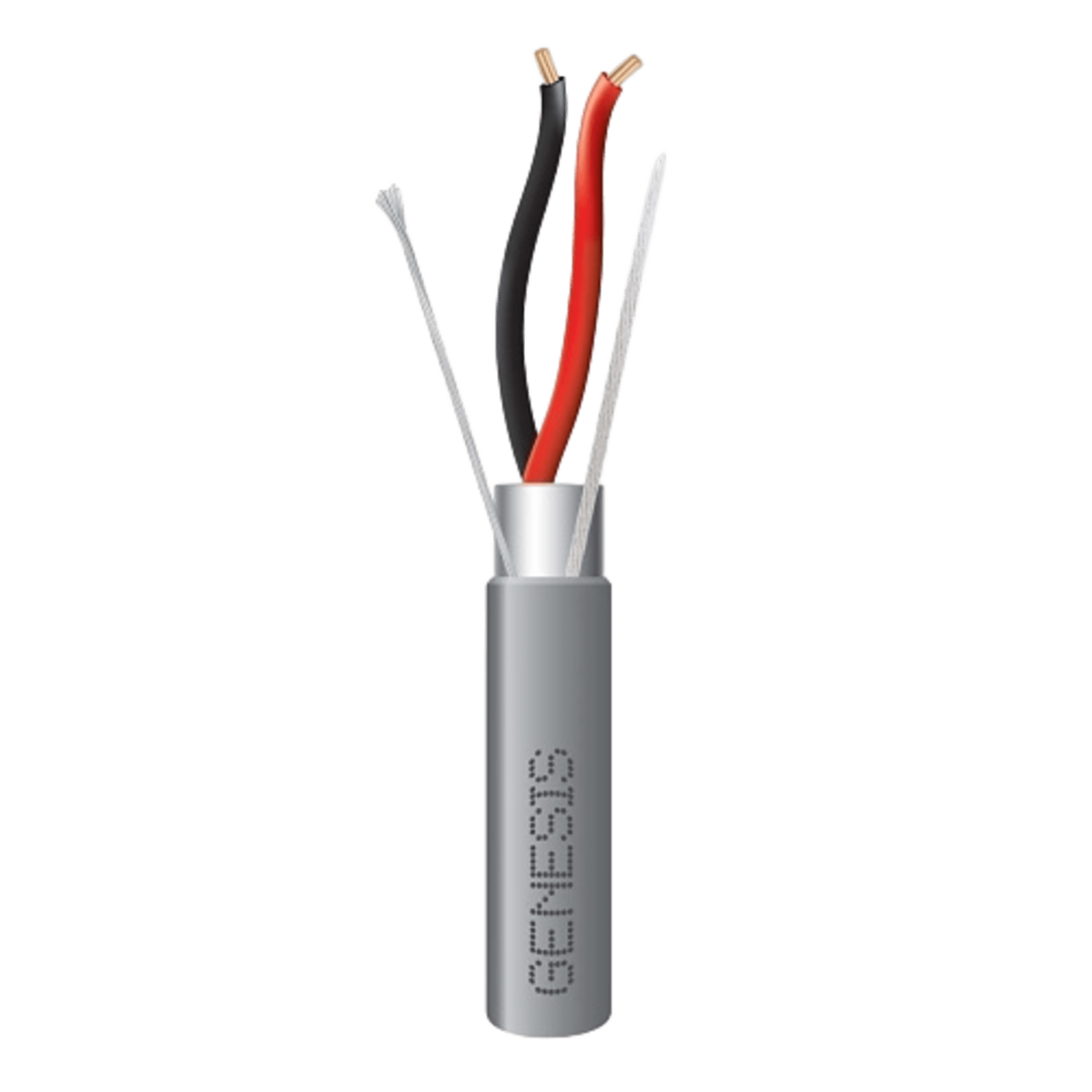 Carrete de 152 Metros / Cable 2 x 18 AWG / Color Gris / Blindado / Riser / Aplicaciones de Audio Control de Acceso y Automatización