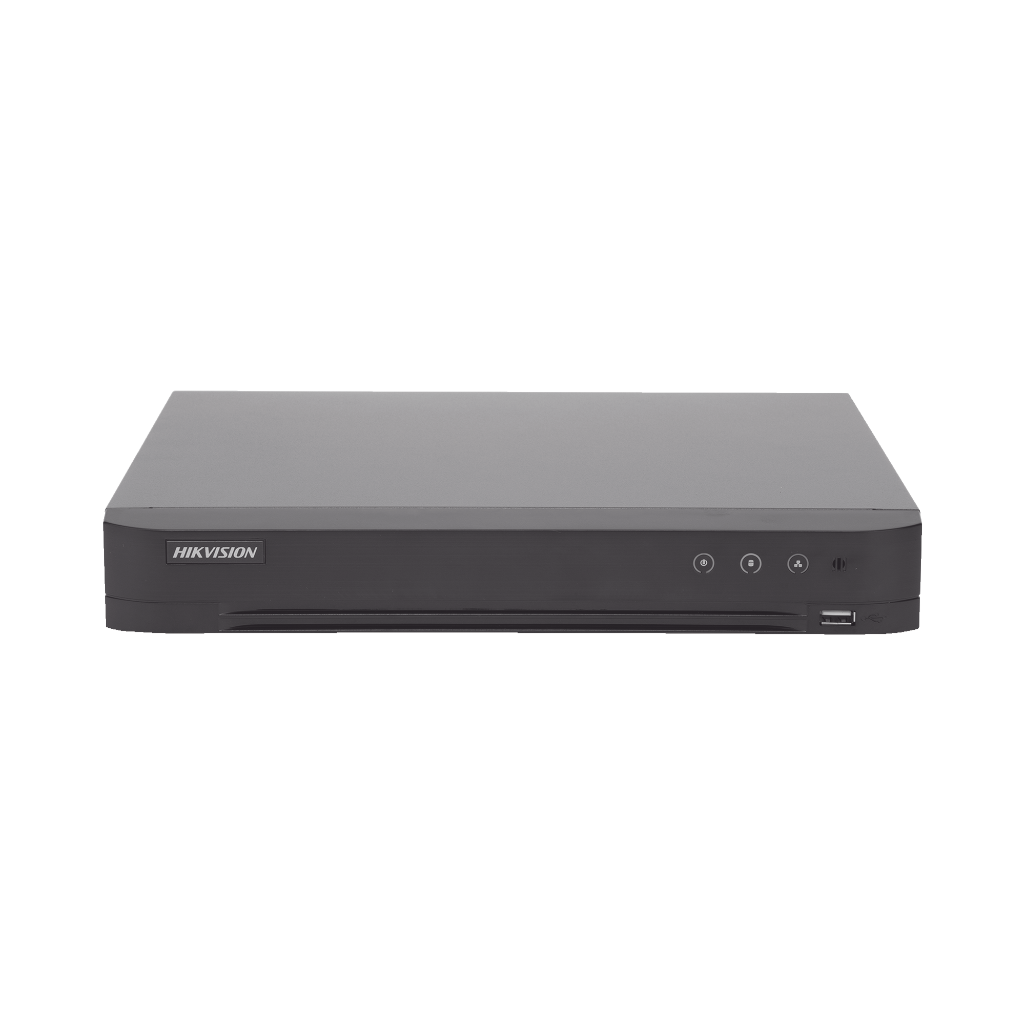 DVR 16 Canales TurboHD + 8 Canales IP / 4 Megapixel / Acusense (Evita Falsas Alarmas) / Audio por Coaxitron / Reconocimiento de Rostros (Base de Datos) / 1 Bahía de Diso Duro / H.265+