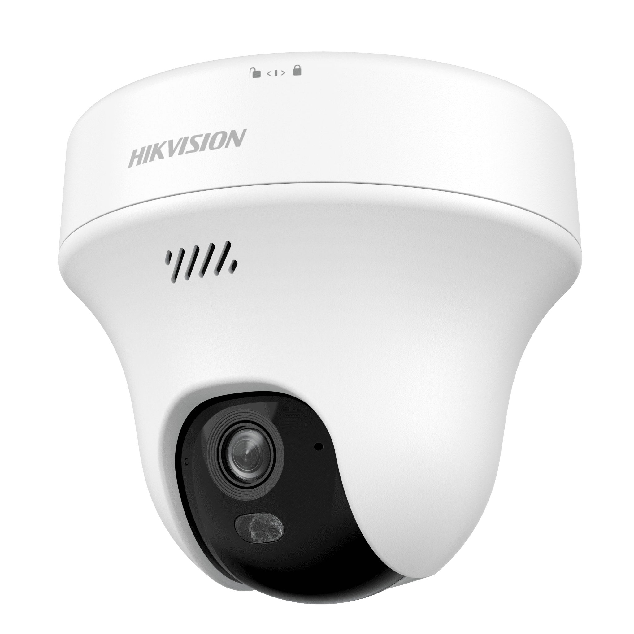 Turret  PT IP 4 Megapixel / Lente 2.8 mm / Dual Light (20 mts IR + 15 mts Luz Blanca) / Wi-Fi / IP54 / dWDR / H.265 / Audio Bidireccional (Micrófono y Bocina) / Micro SD