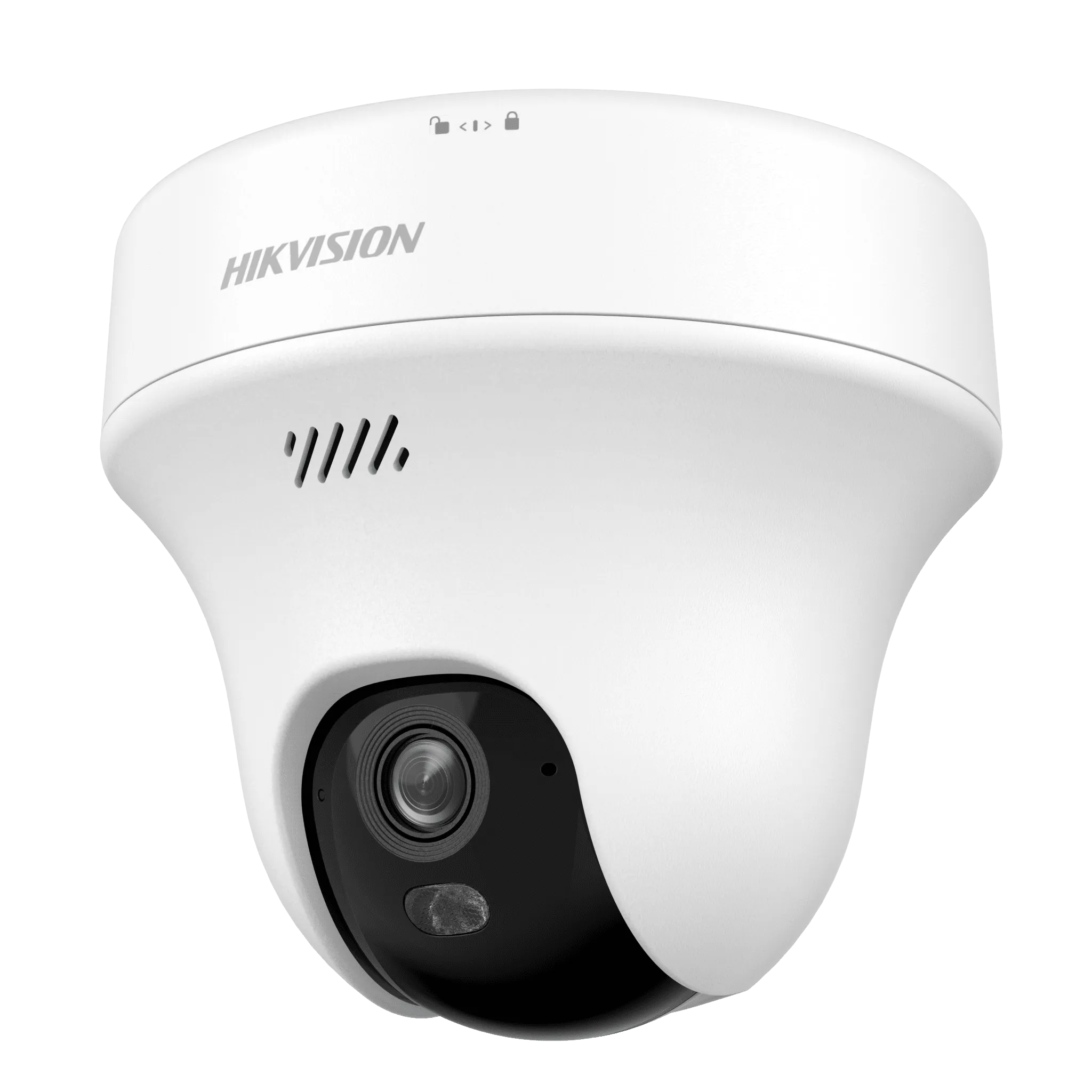 Turret PT IP 4 Megapixel / Lente 2.8 mm / Dual Light (20 mts IR + 15 mts Luz Blanca) / Wi-Fi / IP54 / dWDR / H.265 / Audio Bidireccional (Micrófono y Bocina) / Micro SD