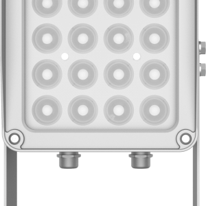 Lampara IR de Luz Continua / 16 Lámparas LED / Distancia Efectiva 16 a 25 metros / Cobertura 40° / Exterior IP66
