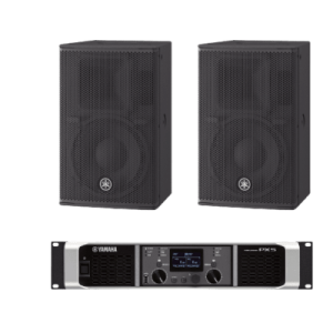 Kit Refuerzo Sonoro | Incluye 2 Bocinas CHR10 y 1 Amplificador PX5 | Ideal para Aplicaciones de Música en Primer Plano