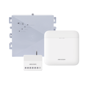 (AX PRO + YONUSA) KIT de Alarma AX PRO / Incluye: 1 Hub con bateria de respaldo / 1 Energizador 2500Mts Lineales / 1 Relevador 0 a 36 Vcc (Max. 5 A) con Entrada de Alarma 27/7