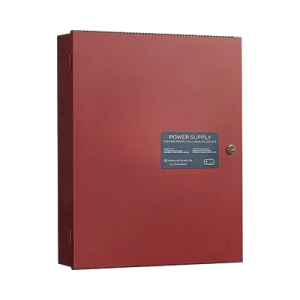 Fuente de Alimentación Remota / 10 Amperes / 3 Entradas / 7 Salidas NAC o Auxiliar de 24 Vcc / Compatible con paneles Notifier, Farenhyt, Silent Knight y Fire-Lite / Gabinete Rojo